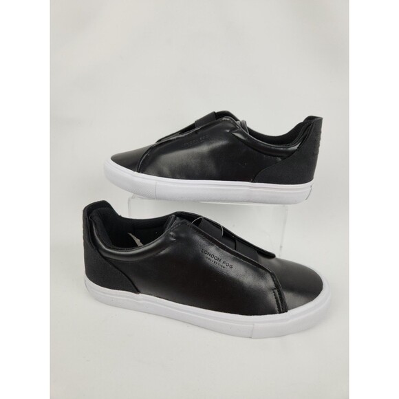 London Fog Francis Low Slip On Mens Size 12‎ Black Loafer Sneakers Casual Shoes - Picture 2 of 8